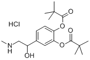 Dipivefrin Hydrochloride Structure