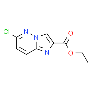 Ethyl6-chloroimidazo[1,2-b]pyridazine-2-carboxylate  Structure