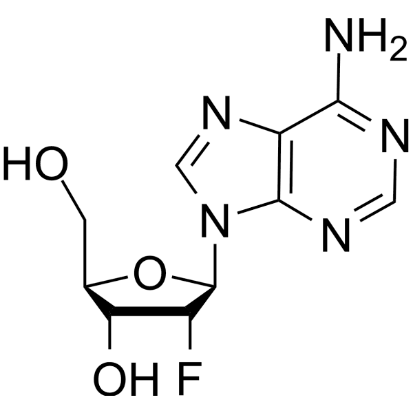 2′-Deoxy-2′-fluoroadenosine Structure