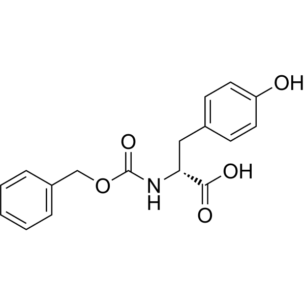 Z-D-tyrosine Structure