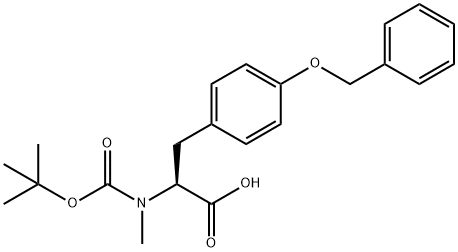 Boc-N-Me-Tyr(Bzl)-OH Structure