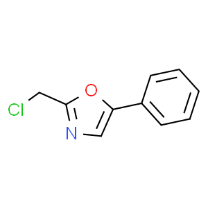 2-(CHLOROMETHYL)-5-PHENYL-1,3-OXAZOLE  Structure
