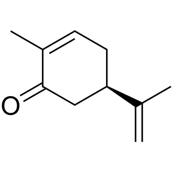 (-)-Carvone Structure