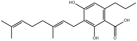 Cannabigerovarinic acid Structure