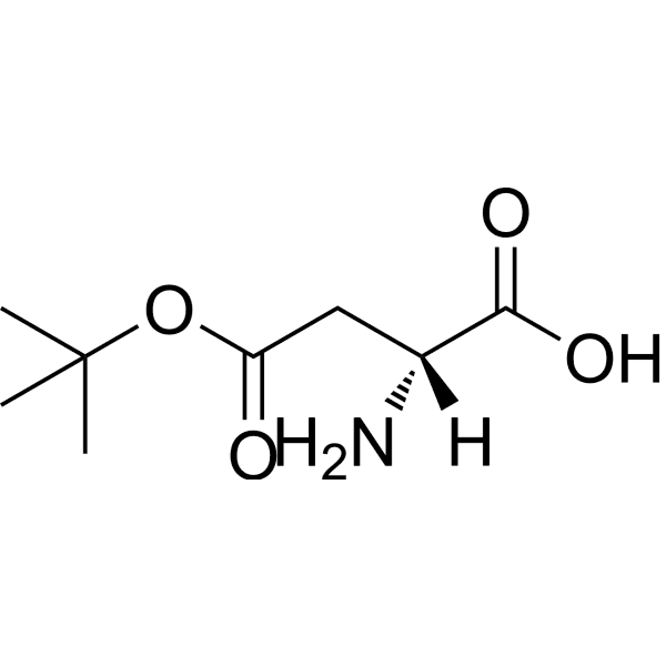 H-D-Asp(OtBu)-OH Structure