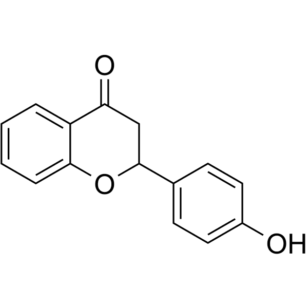 4'-Hydroxyflavanone Structure