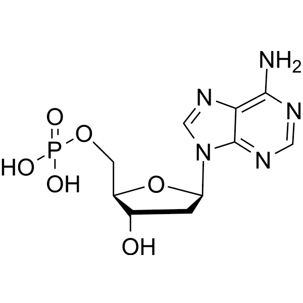 2'-Deoxyadenosine-5'-monophosphate Structure