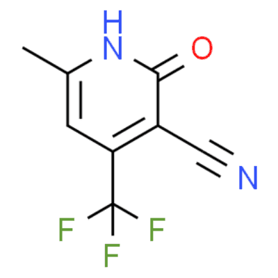 2-hydroxy-6-methyl-4-(trifluoromethyl)nicotinonitrile  Structure