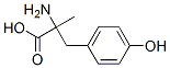 α-Methyl-p-tyrosine Structure