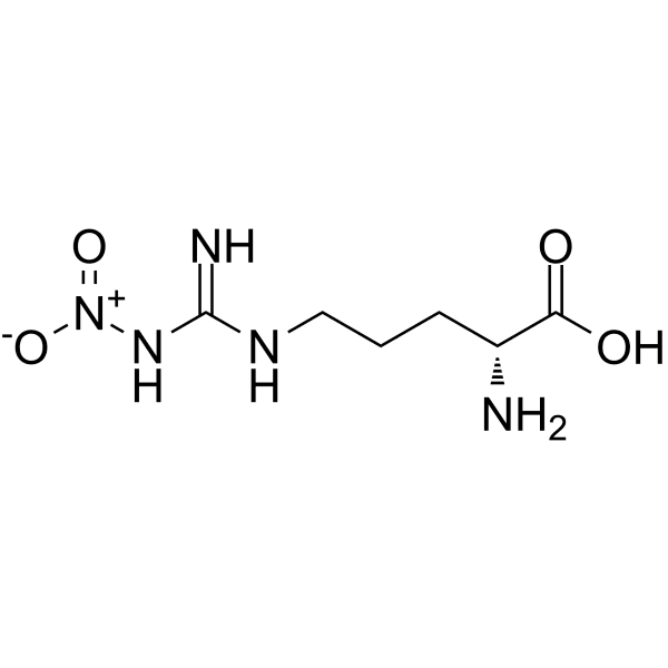 N'-Nitro-D-arginine Structure