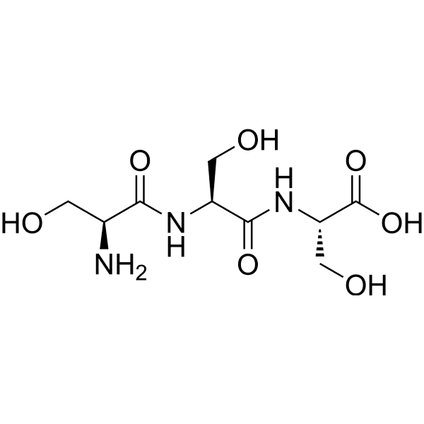 H-Ser-Ser-Ser-OH Structure