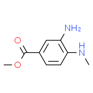 Methyl 3-amino-4-(methylamino)benzoate  Structure