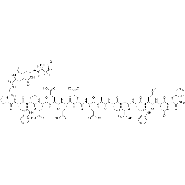 Biotin-Gastrin-1, human (1-17) Structure