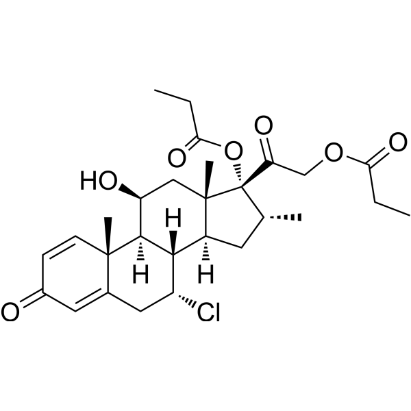 Alclometasone dipropionate Structure