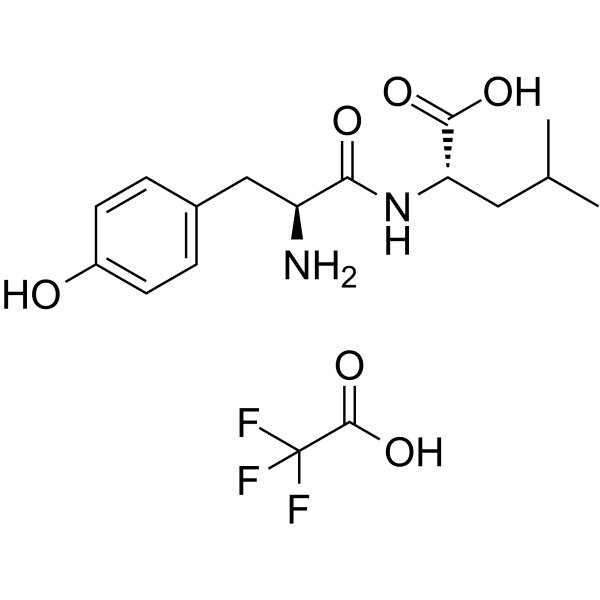 Tyrosylleucine TFA Structure