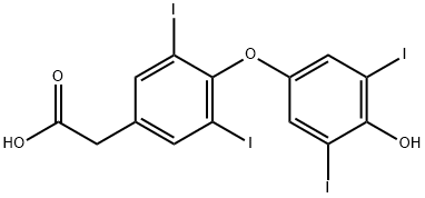 Tetraiodothyroacetic acid Structure