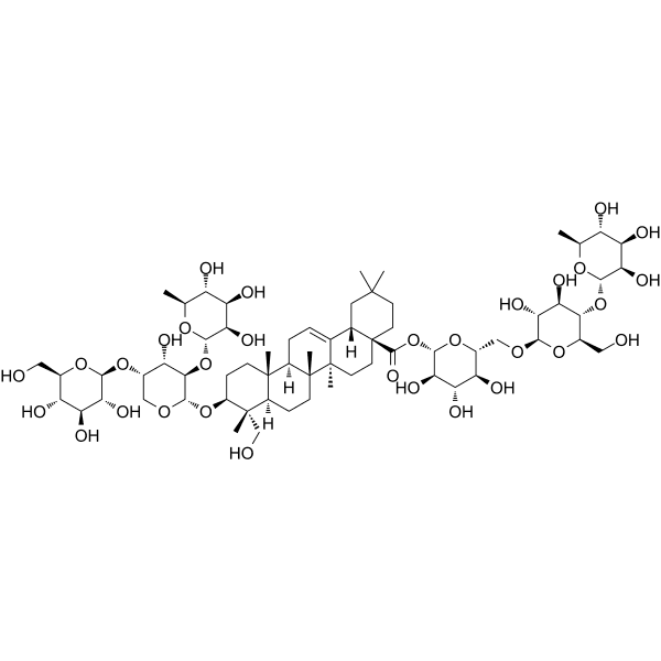 Pulsatilla saponin H Structure