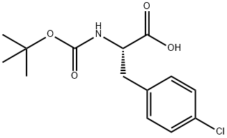 Boc-Phe(4-Cl)-OH Structure