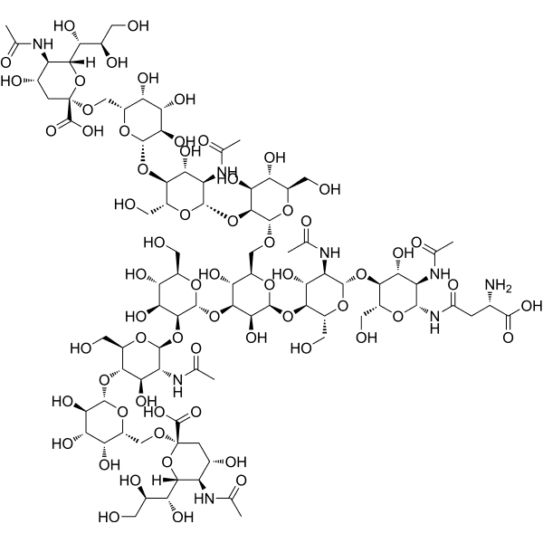 Disialo-Asn Structure