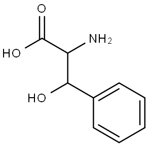 DL-β-Phenylserine threo form Structure