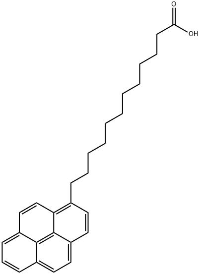 12-(1-Pyrenyl)dodecanoic acid Structure