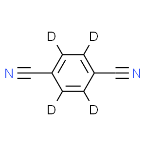 1,4-Benzene-2,3,5,6-d4-dicarbonitrile  Structure