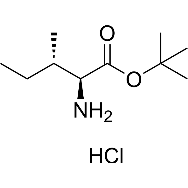 H-Ile-OtBu.HCl Structure