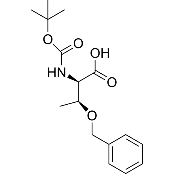 Boc-D-Thr(Bzl)-OH Structure