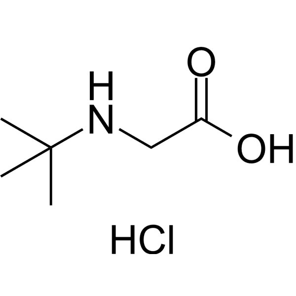 2-(tert-Butylamino)acetic acid hydrochloride Structure