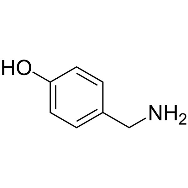 4-Hydroxybenzylamine Structure