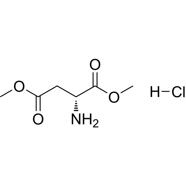 H-D-Asp(OMe)-OMe.HCl Structure