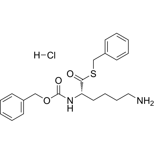 Z-LYS-SBZL monohydrochloride Structure