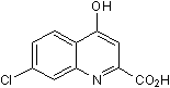 7-Chlorokynurenic acid Structure