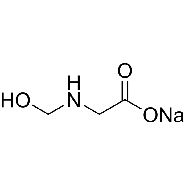Sodium 2-((hydroxymethyl)amino)acetate Structure
