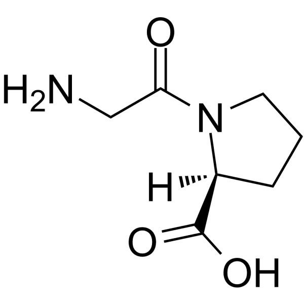 H-Gly-Pro-OH Structure