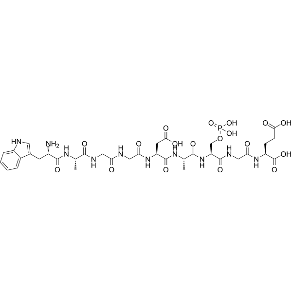 Delta (Phospho) Sleep Inducing Peptide Structure