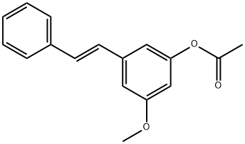 3-Acetoxy-5-methoxystilbene Structure