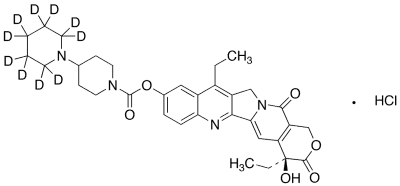 Irinotecan-d10 Hydrochloride  Structure