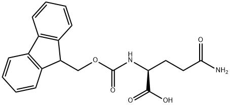 Fmoc-L-glutamine Structure