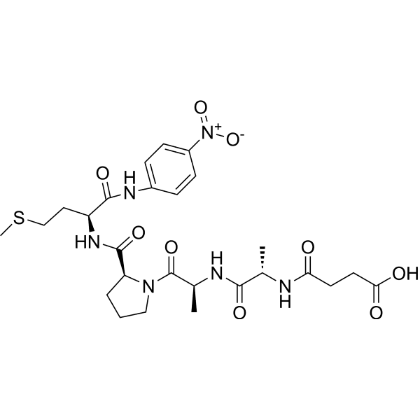 Suc-AAPM-pNA Structure