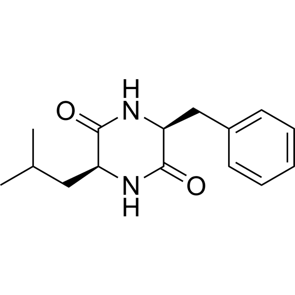 Cyclo(-Leu-Phe) Structure