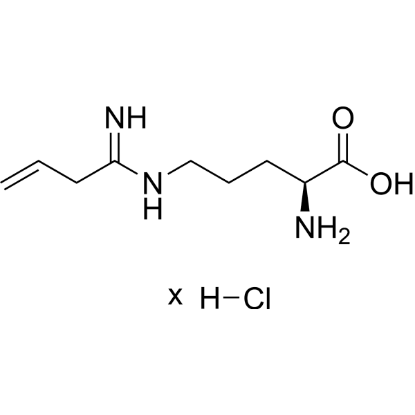 Vinyl-L-NIO hydrochloride Structure