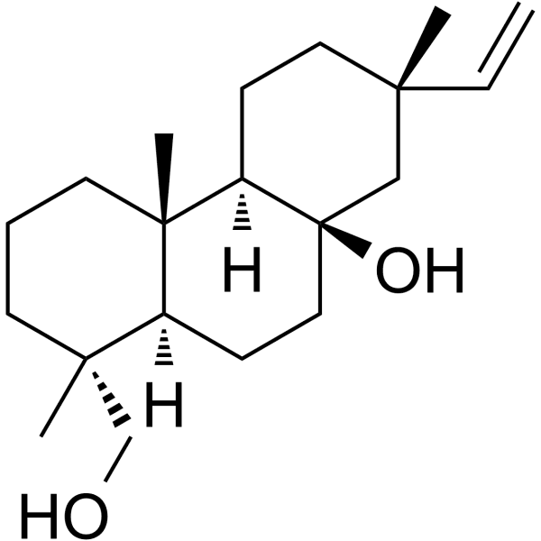 15-Isopimarene-8,18-diol Structure