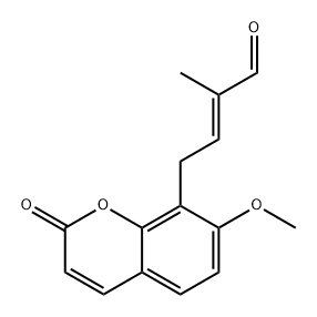 2'E-3'-formaldehydylosthole Structure