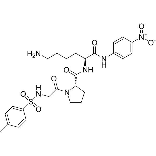 Tos-Gly-Pro-Lys-pNA Structure