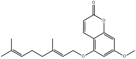 5-Geranoxy-7-methoxycoumarin Structure