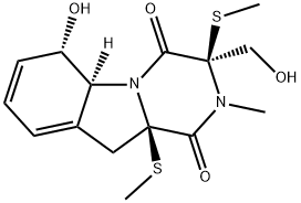 Bis(methylthio)gliotoxin Structure