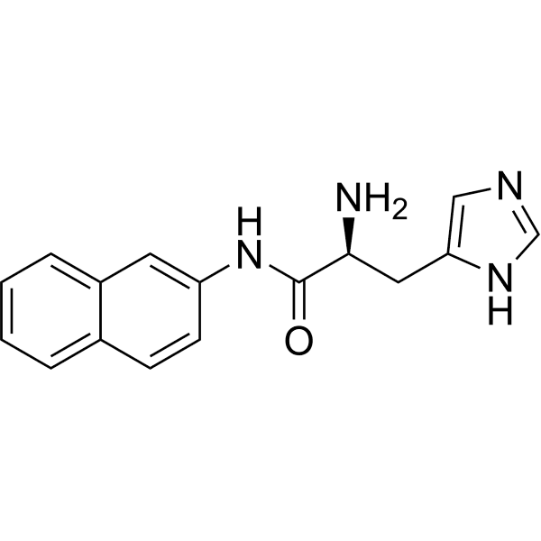L-Histidine β-naphthylamide Structure