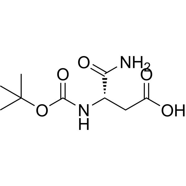 Boc-Asp-NH2 Structure