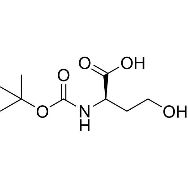 Boc-D-Homoserine Structure